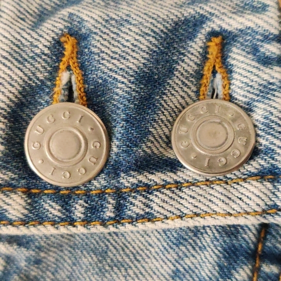 Gucci x Dapper Dan High Waist Jeans 28 - Picture 8 of 11